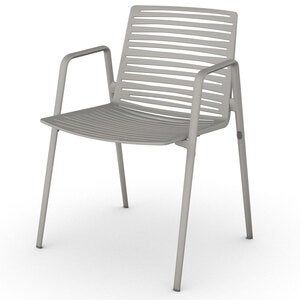 Zebra armchair Iron Grey