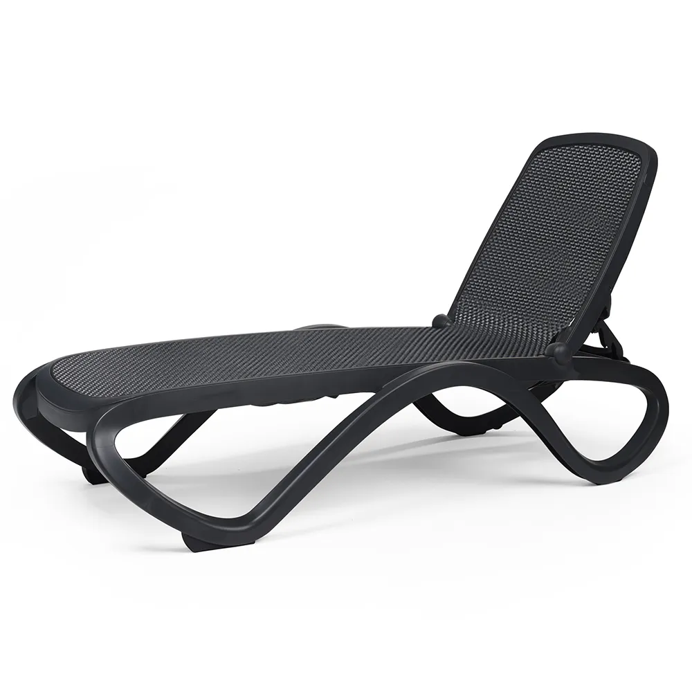 Omega sunlounger Anthracite Anthracite