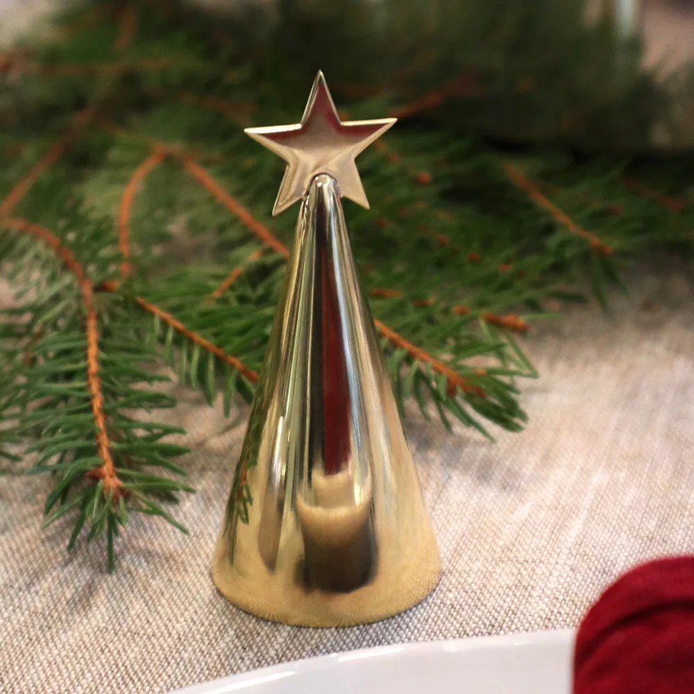 Star snuffer candle extinguisher Brass