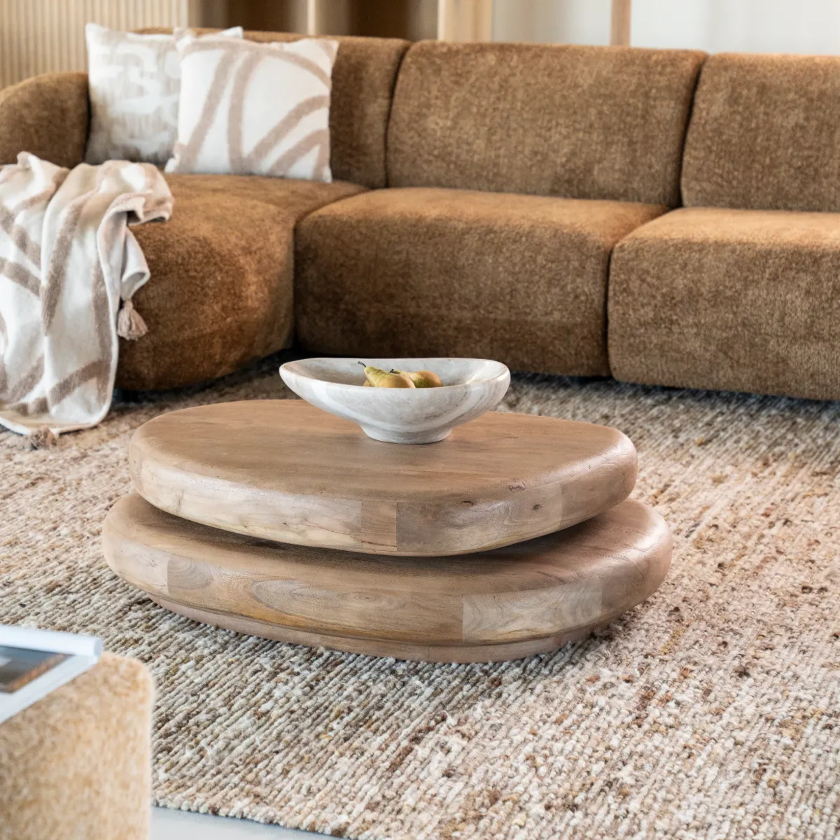 Kabo - light brown 100x80x27 cm