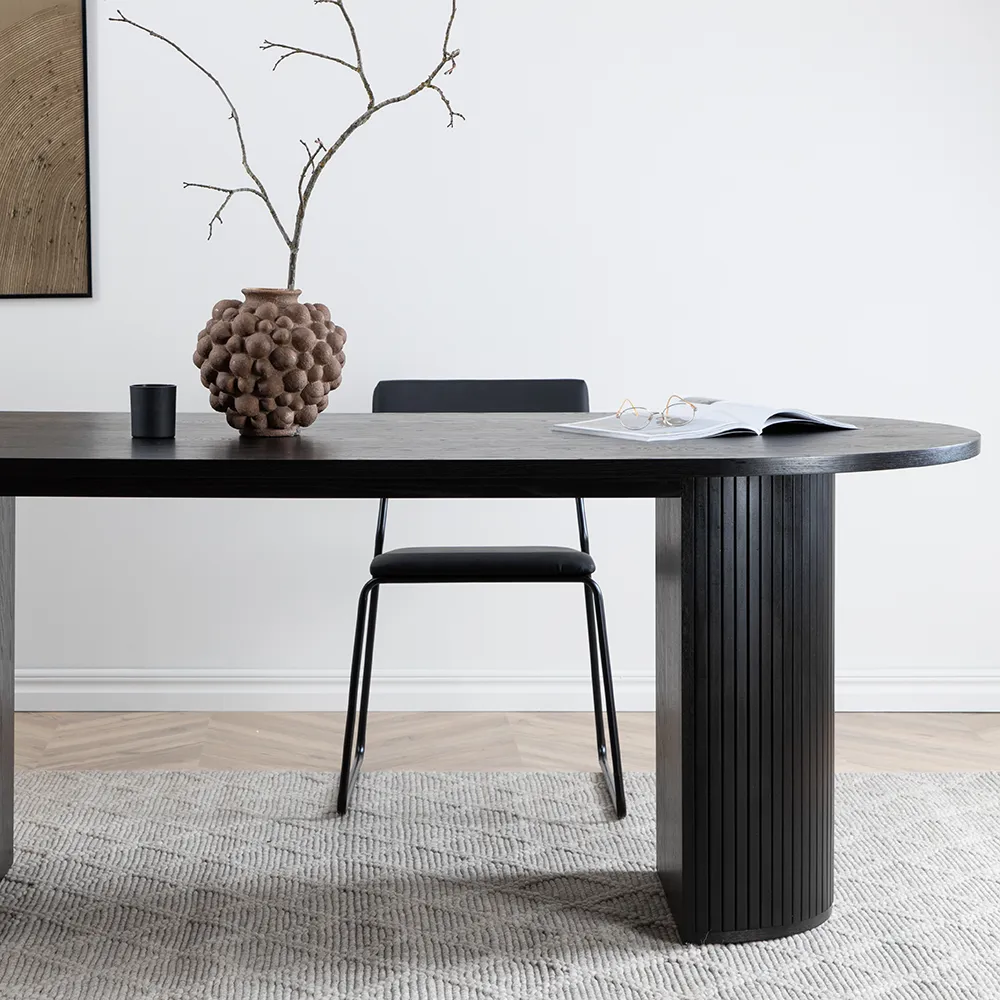 Bianca Dining Table 90x200 cm Black