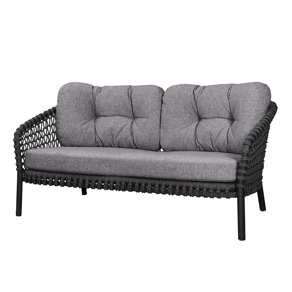 Ocean cushion set Dark grey for 2-seater sofa