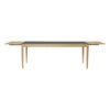 Heart'n'Soul Dining table 200/300x90x75 Oak/moss green