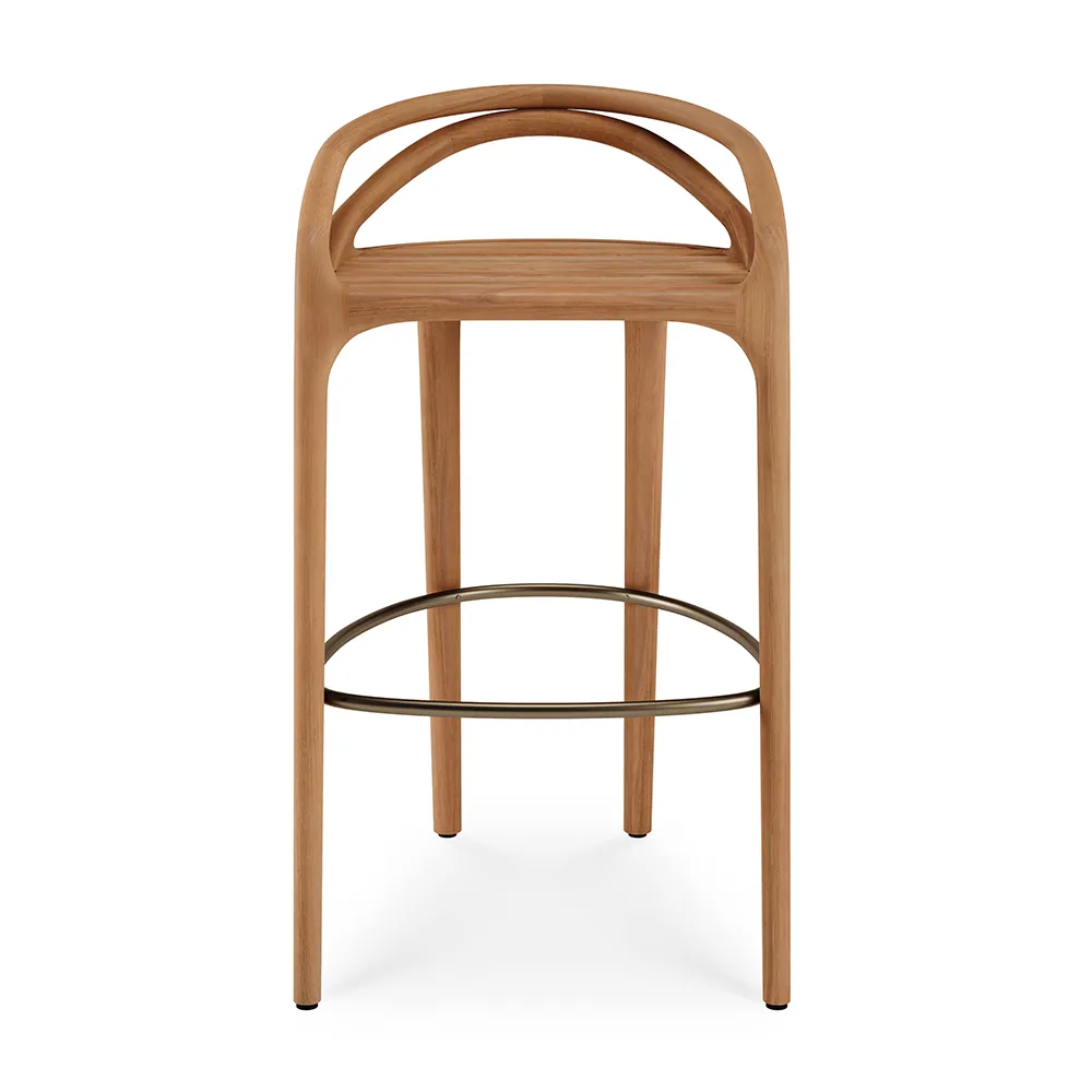 Aleta bar stool teak