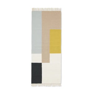Kilim Rug 70x180 cm - Squares
