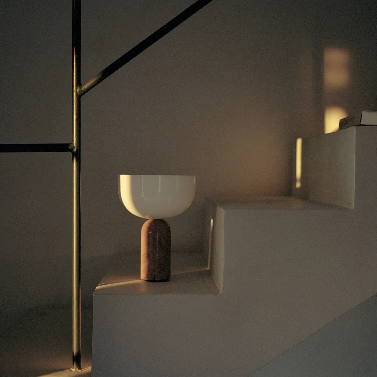 Kizu Portable Table Lamp Breccia Pernice