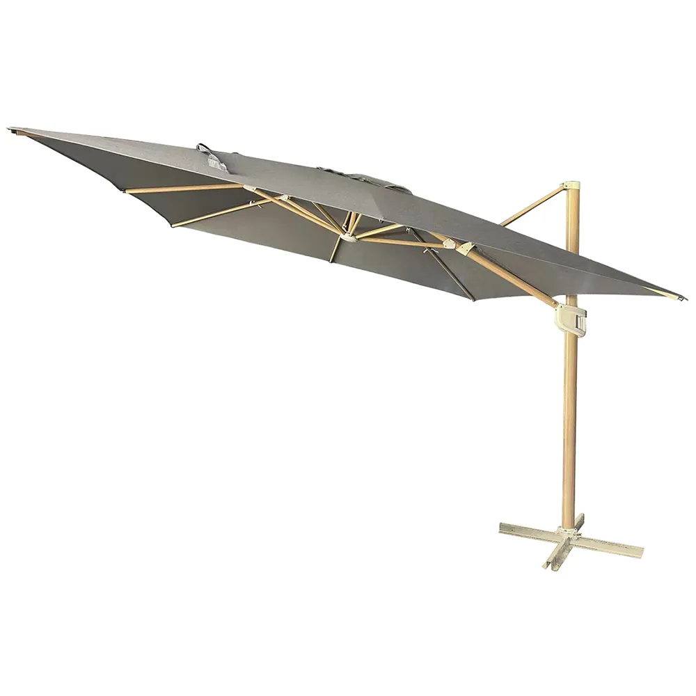 Hanging Parasol 300x300 cm Dark Grey