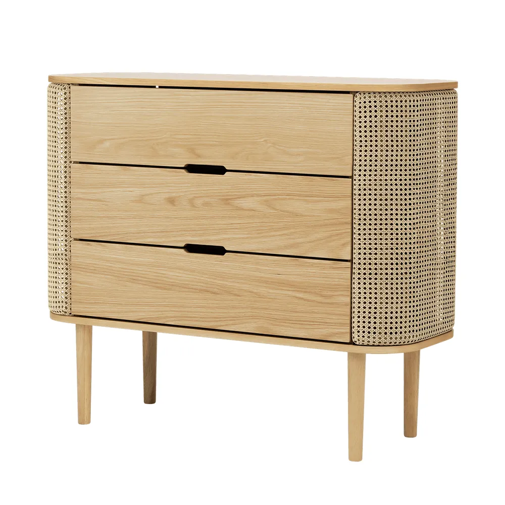 Treasures Chest of Drawers Oak/Venetian Cane