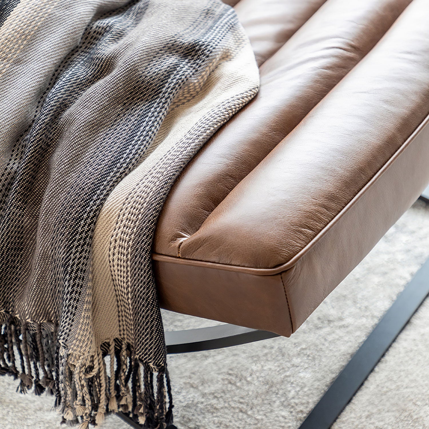 Brooks armchair chocolate brown