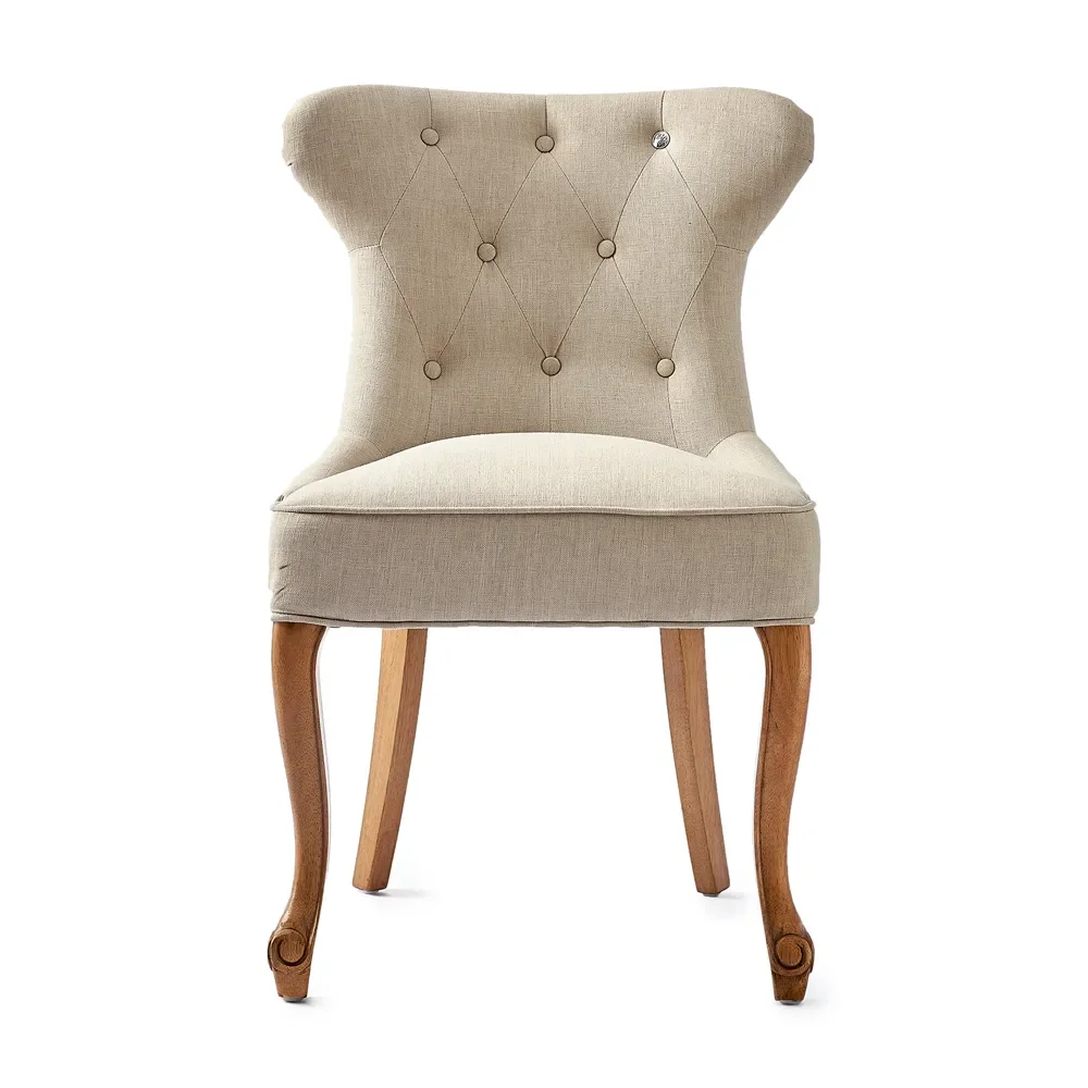 George Dining Chair linen flax