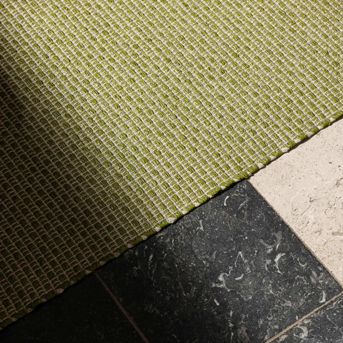Washable Plastic Rug NILS Dark Olive 70x120 cm