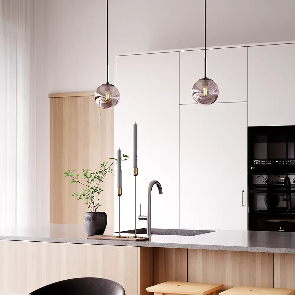 Boyle Ceiling Light Ø18cm Smoke grey