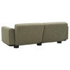 Bolster sofa Antracit / Teddy Verde