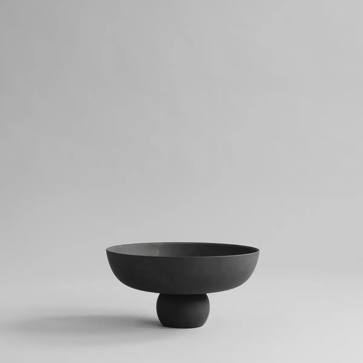 Hand-painted Decorative Bowl Baburu Medio Black Ø 30 cm