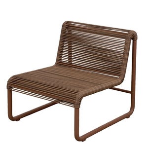 Al Dente lounge chair Weave Desert red