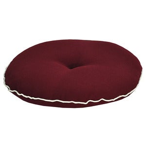 Vienna seat cushion round 37 cm Bordeaux