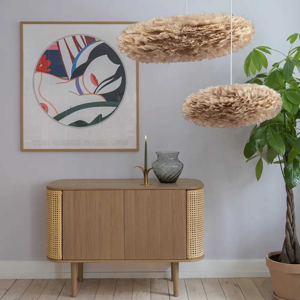  Treasures 2-door cabinet Oak/ventian Cane