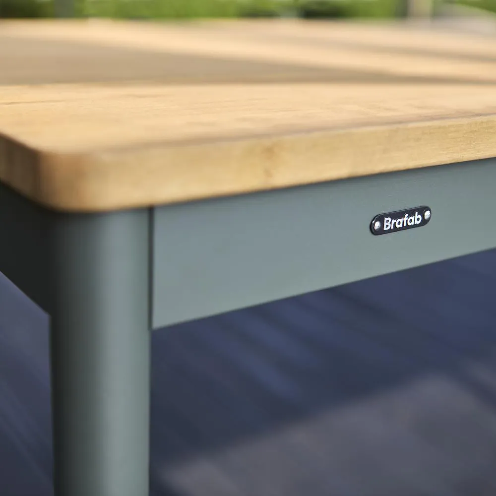 Nox Bistro dining table 70x125 cm Bambu/Nordic Green