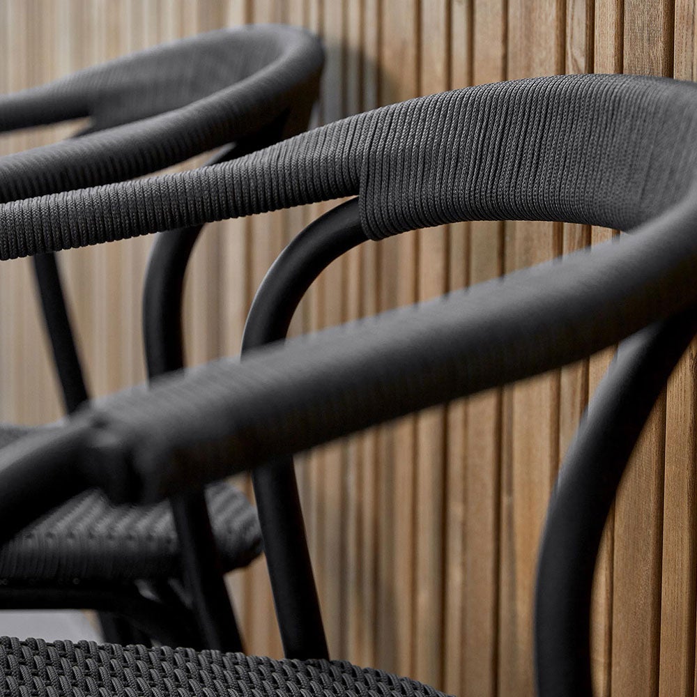 Noble Armchair Black Rattan