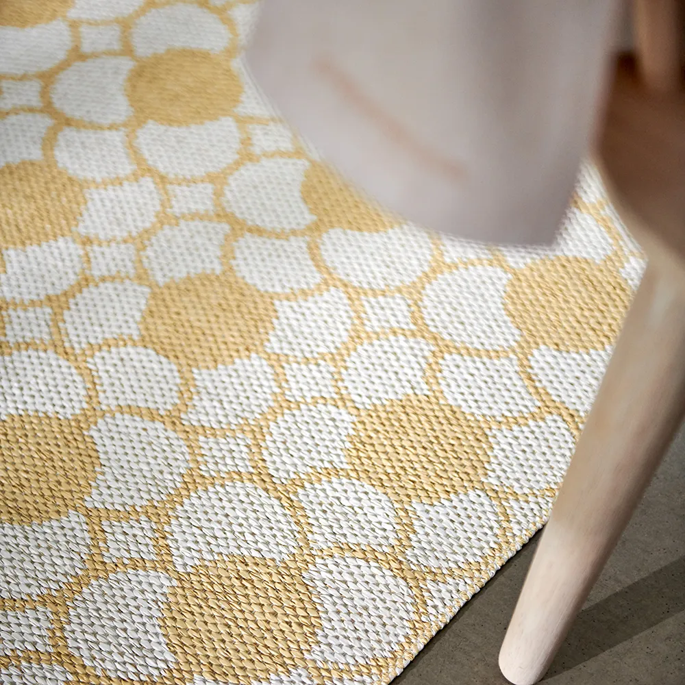 Anya rug Pale Yellow/Vanilla 70 x 300 cm