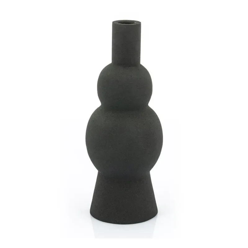 Bold candle holder 11x11x26.5 cm iron black