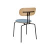 Curious Dining Chair Oak/Black Metal Bright Skies