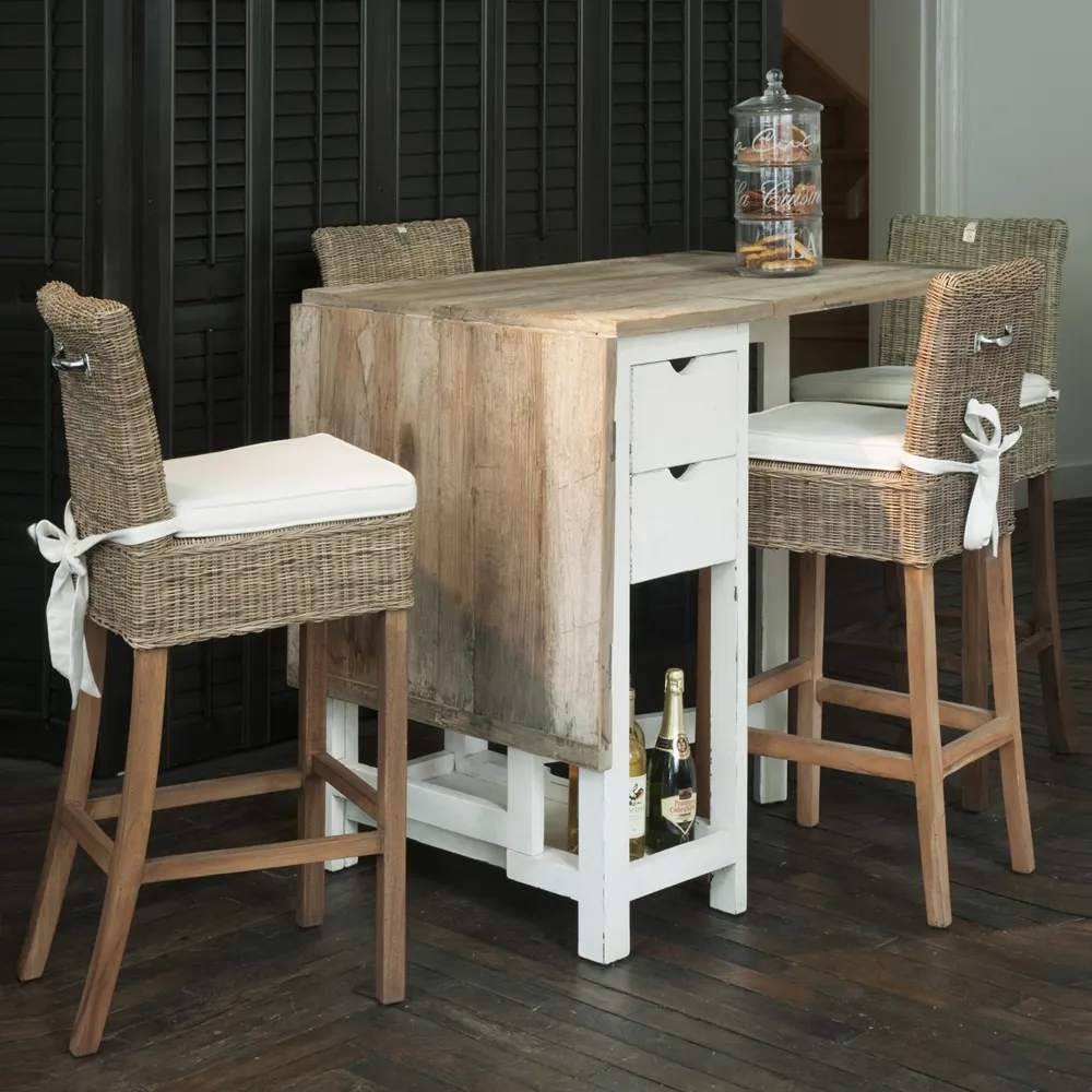 Wooster Street Bar Table, 50/180x80 cm