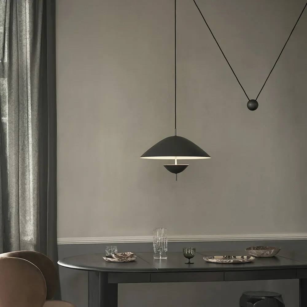 Lod Pendant Blackened Iron