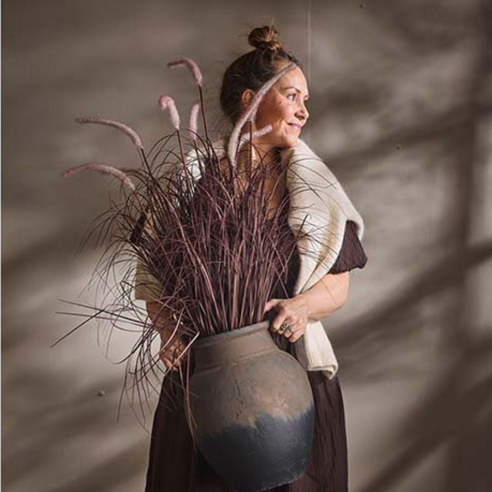 Grass Burgundy 60 cm