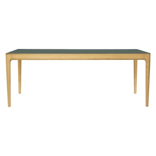 Heart'n'Soul Dining table 200/300x90x75 Oak/moss green