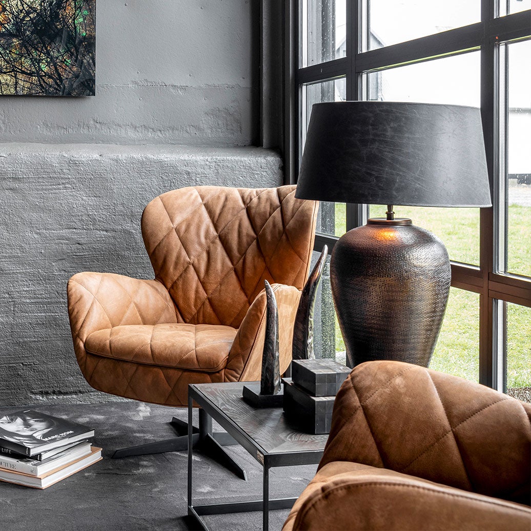 Jade Armchair Nubuck Brown