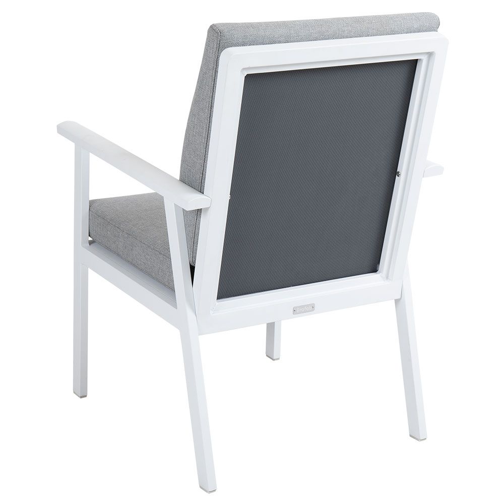 Samvaro armchair white / grey