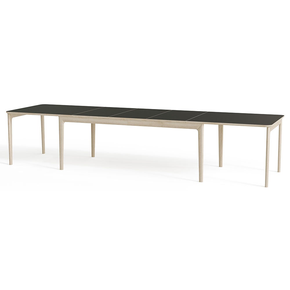 Sm27 Table Oak White Oil/Black Nano Laminate