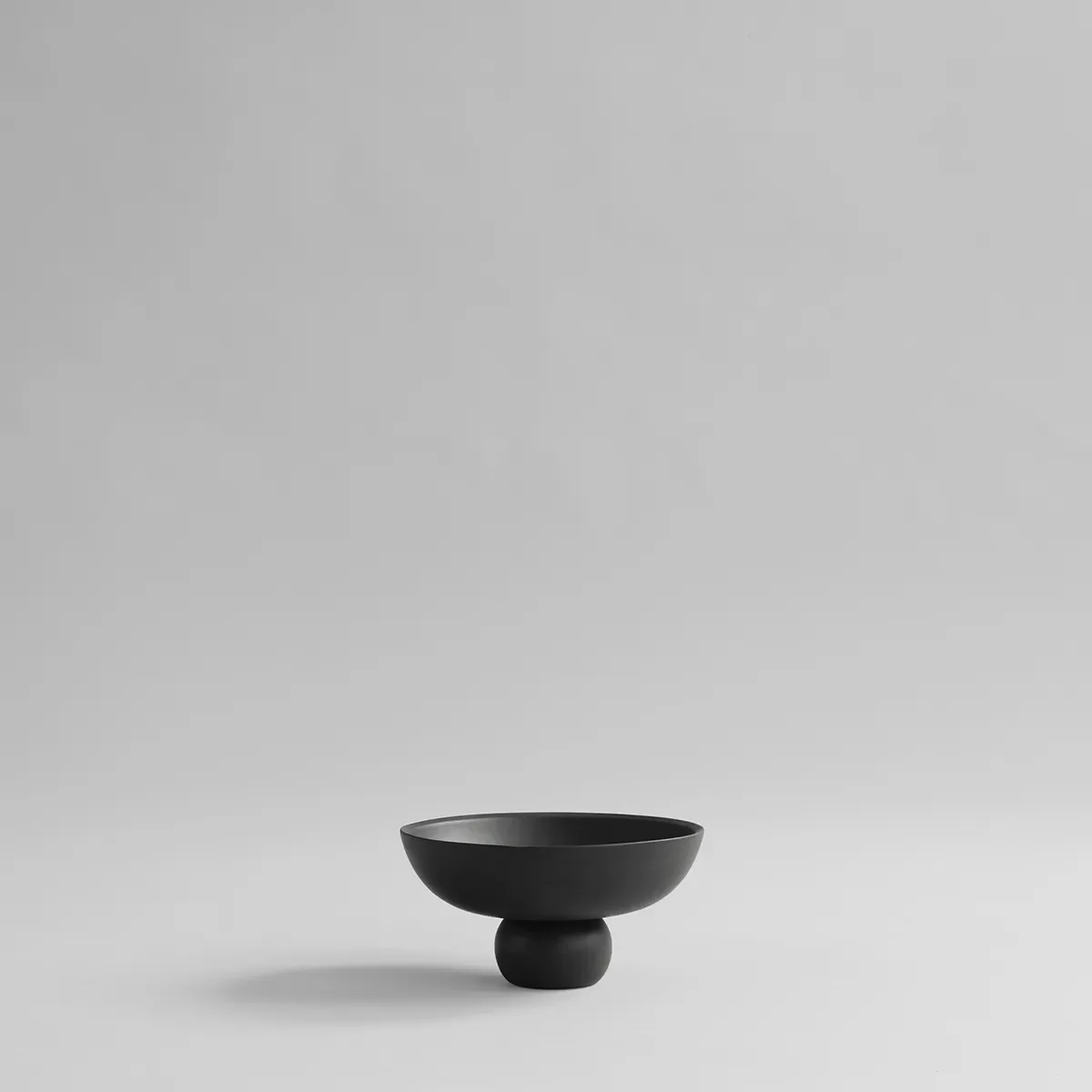 Hand-painted Decorative Bowl Baburu Mini Black Ø 20 cm