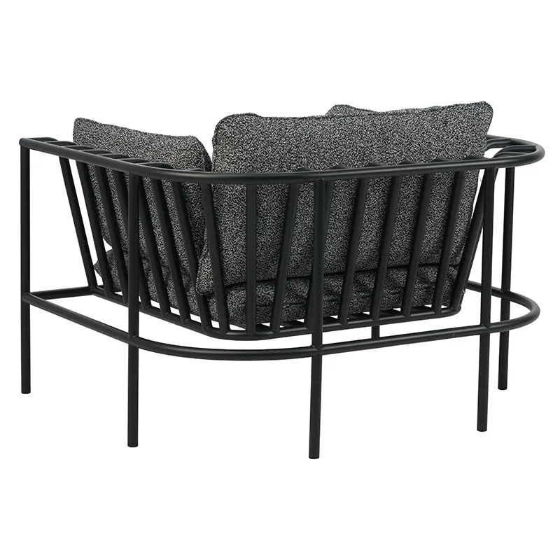 Collier armchair Black / Teddy black