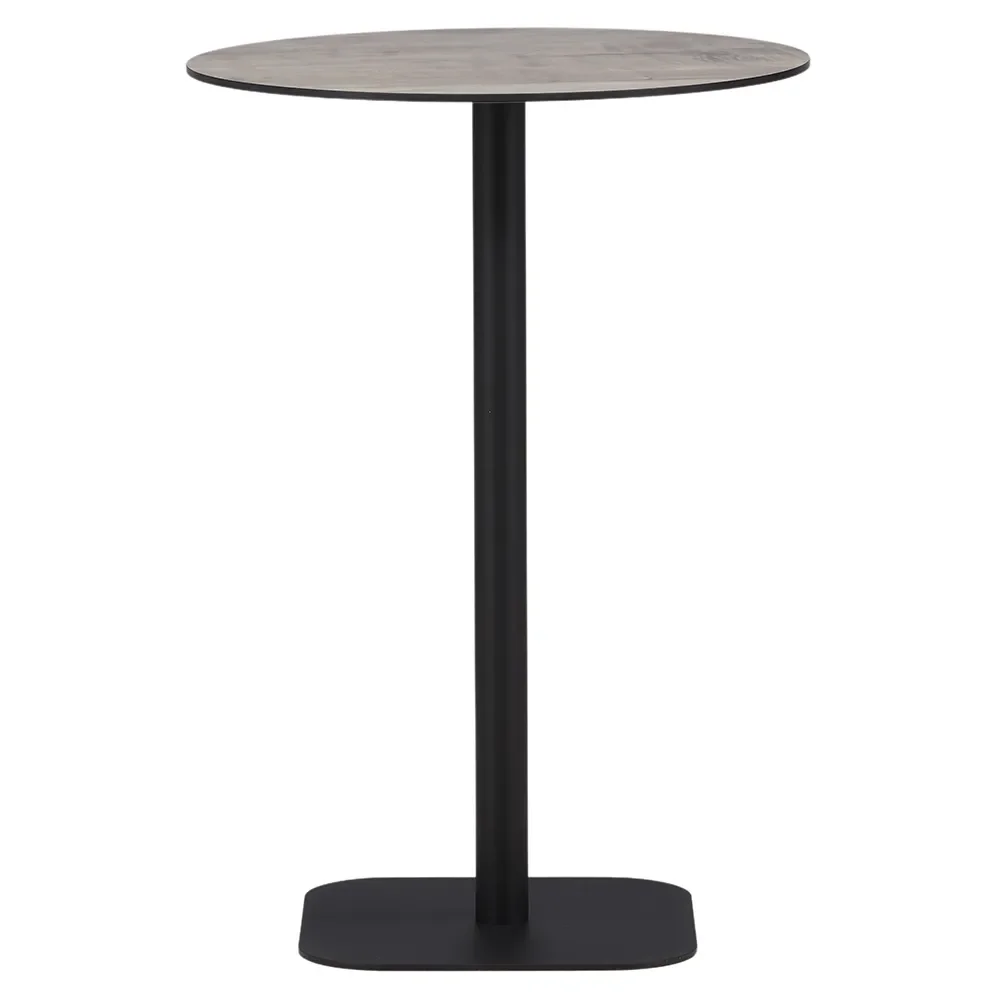 Milano Bar table Ø70 cm black