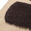 Lay Cushion 50x50 Sand/Dark Brown