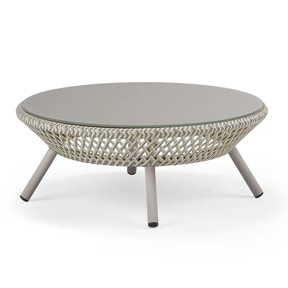 Base for AHNDA footstool / coffee table AB3 lipari 0304 white quartz 0106