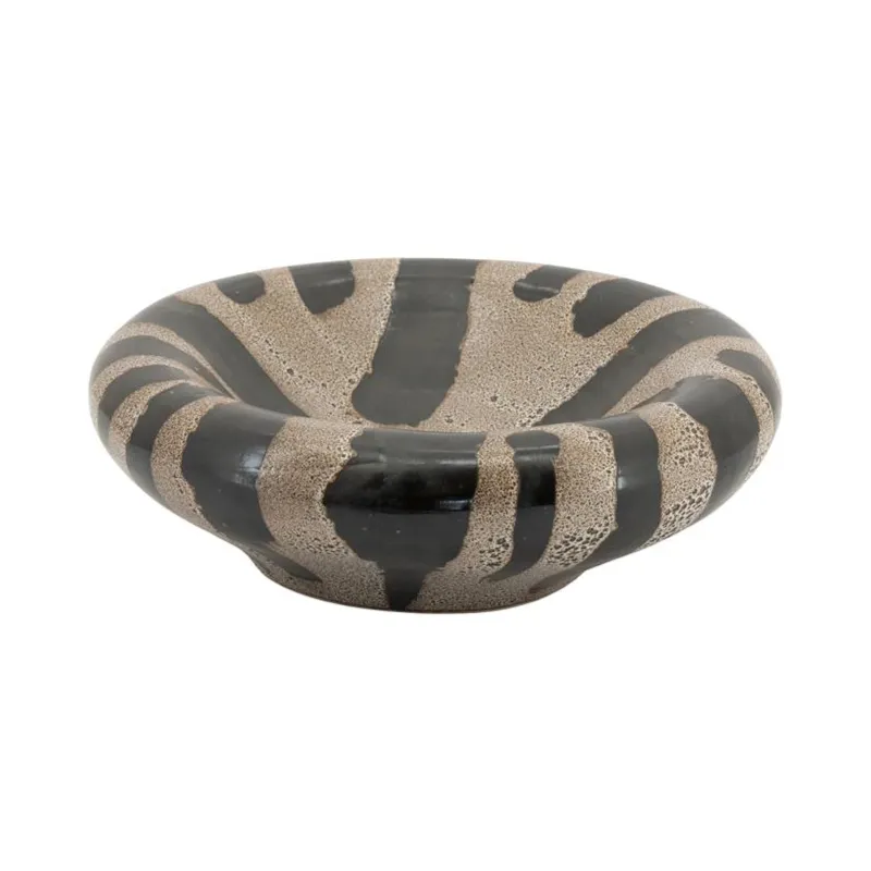 Zen small Bowl 30x30x10,5 cm Stoneware Multicolour