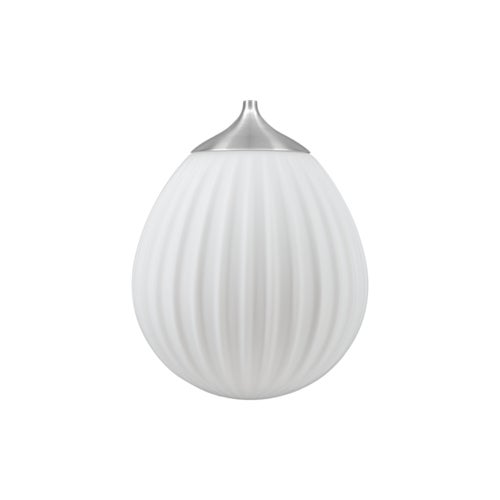 Around the World Lampshade Ø21 cm White/brushed steel