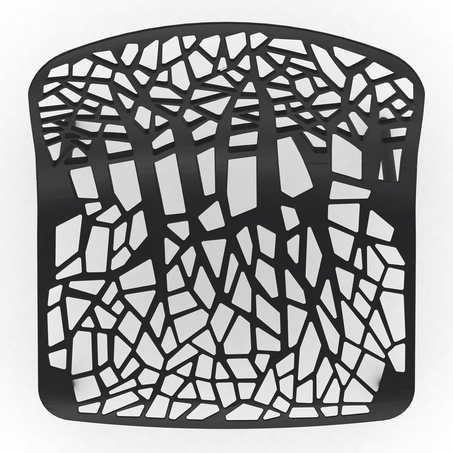 Forest lounge armchair Black