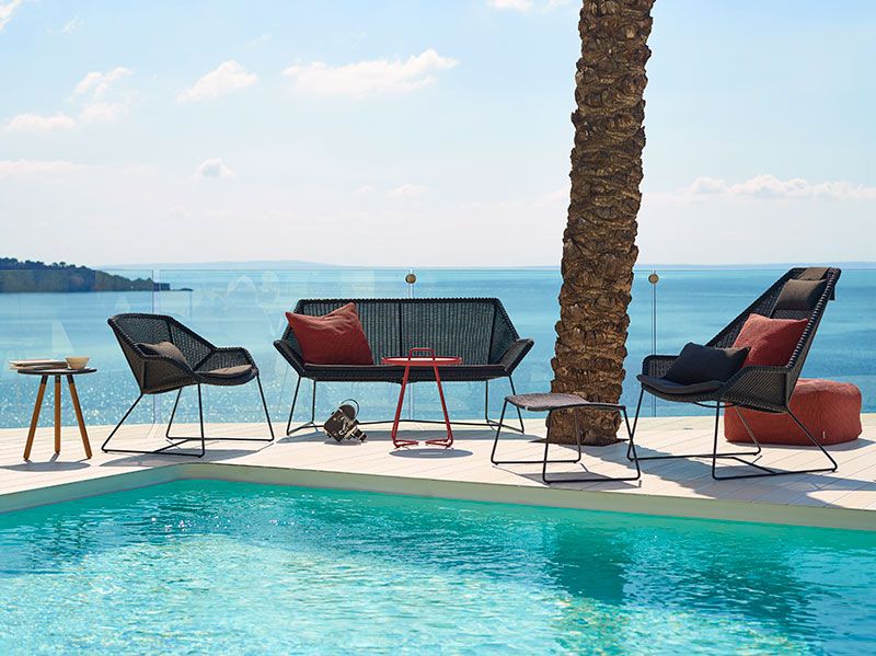 Breeze Lounge Armchair Black