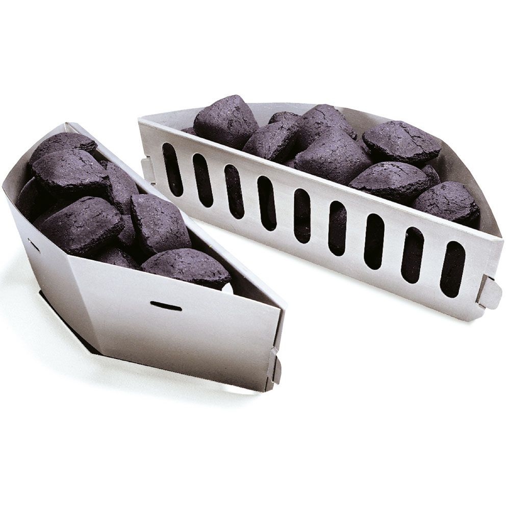 Aluminium briquette baskets