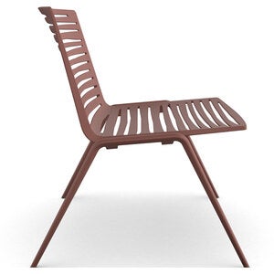 Zebra armchair Terracotta