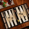 Backgammon Lacquered Black