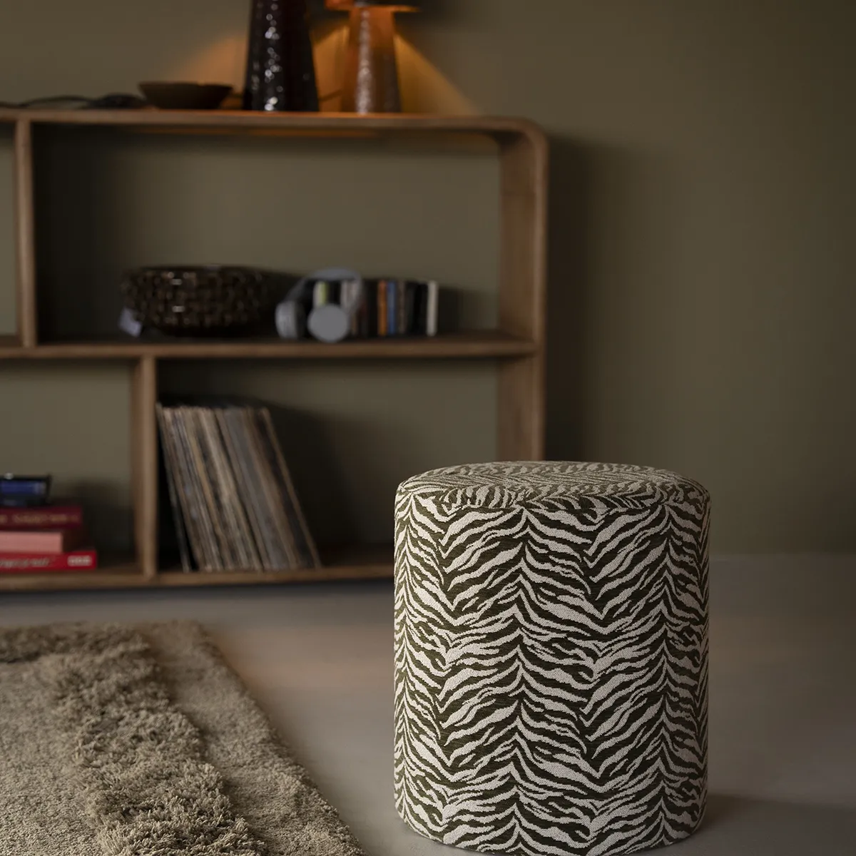 Pouf Tigra Green H42 cm