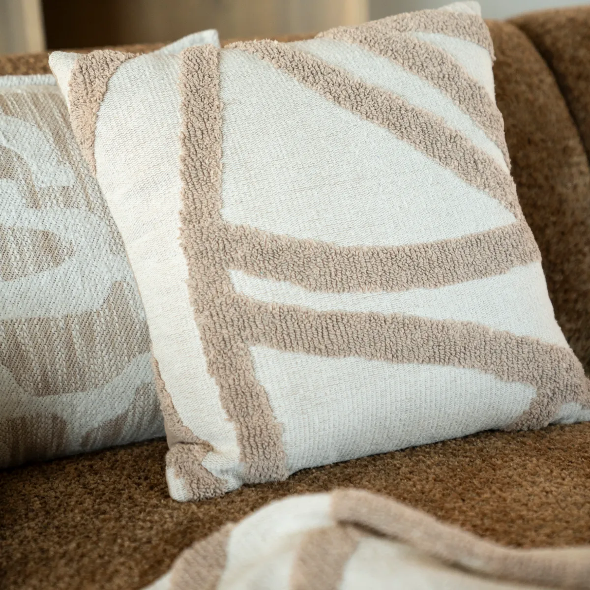 Pillow Majani - taupe 45x45 cm