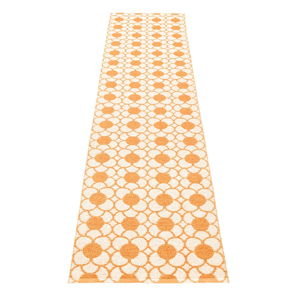 Anya rug Pale Orange/Vanilla 70 x 300 cm