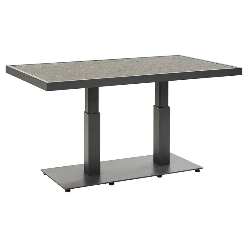 Scale coffee table 85x140 cm anthracite / Dark Brownish Ceramic