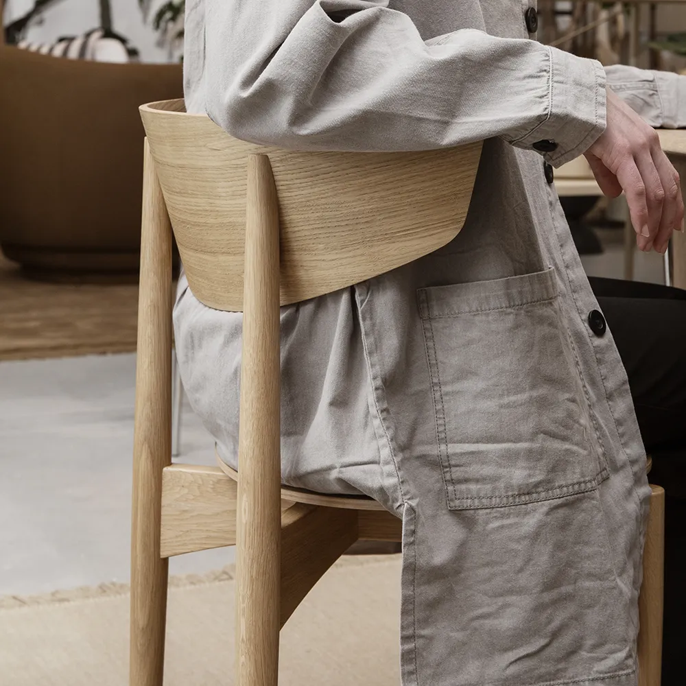 Herman Dining Chair Wood - White Oiled Beech